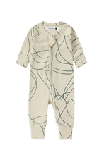 Load image into Gallery viewer, Zip Growsuit L/S - Ripple/Pine
