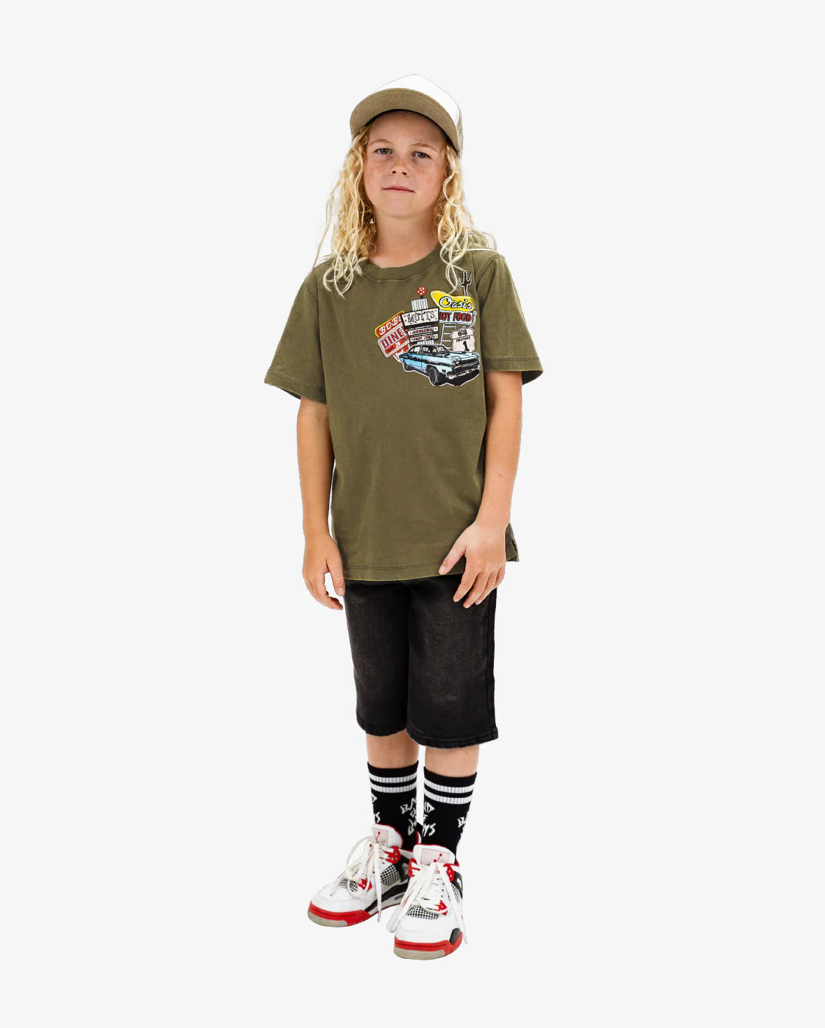 Washed Khaki Road Trip Tee