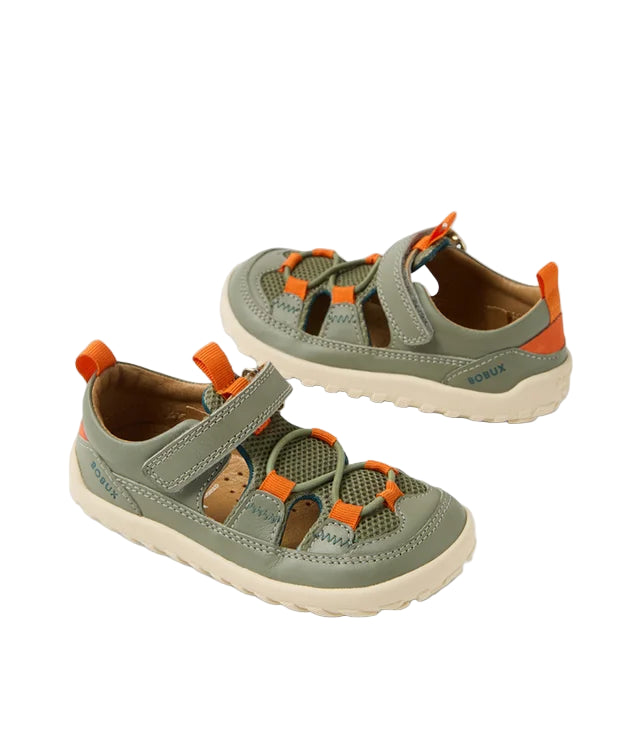 Rocky Leather Flat Shoes -  Vetiver