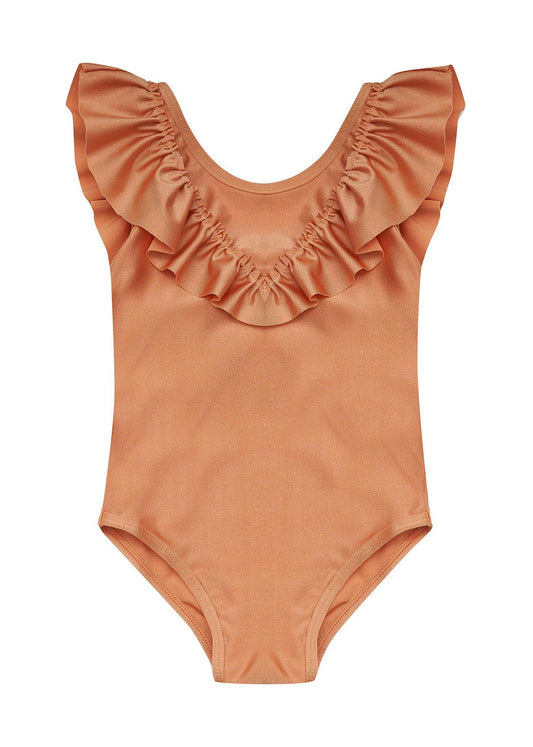 Roxette Romper - Biscoff