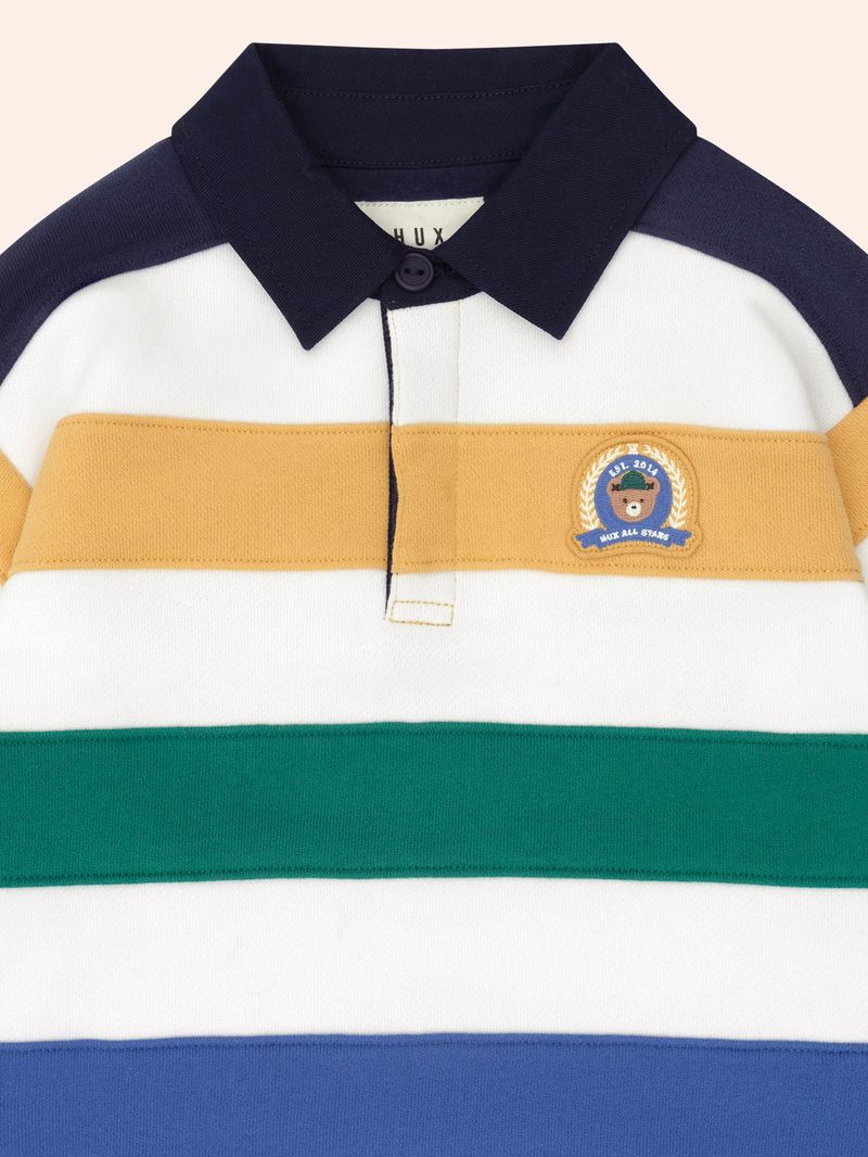 Colour Block Panelled Rugby