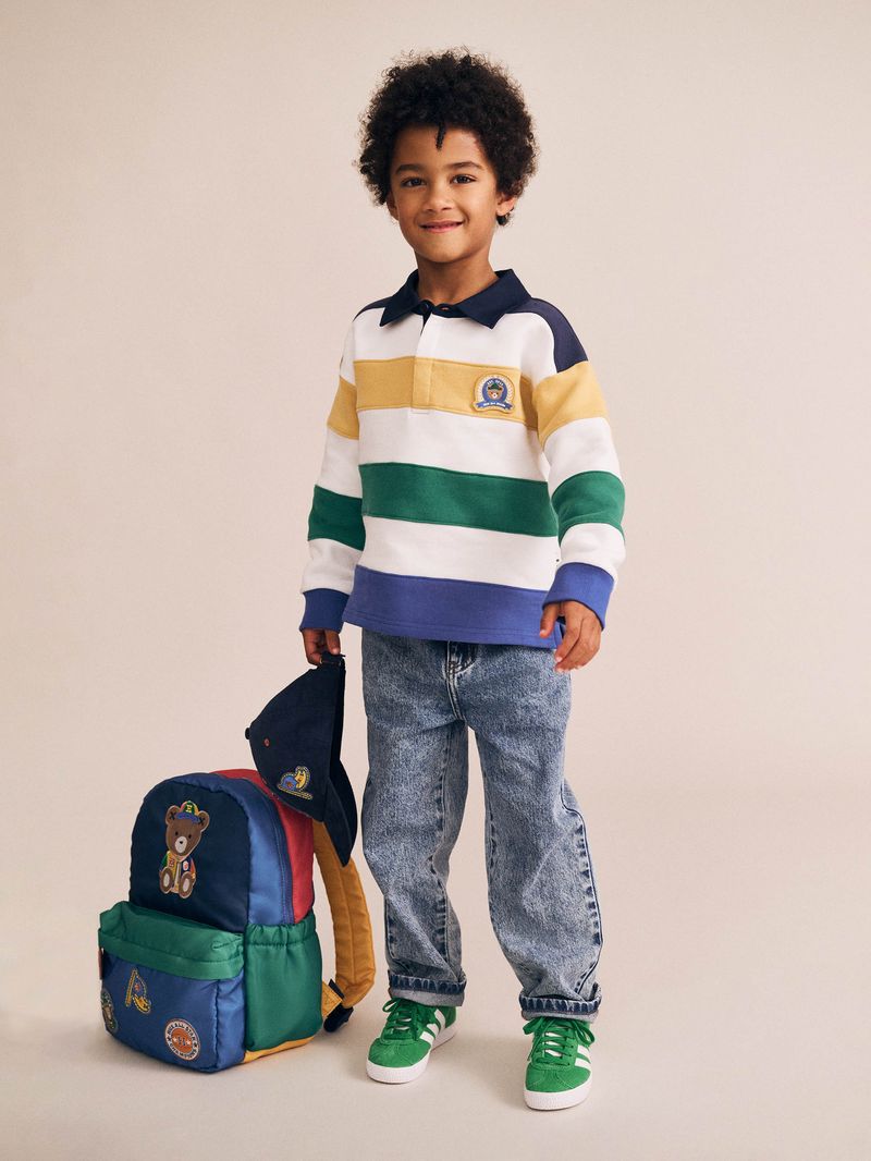 Colour Block Panelled Rugby