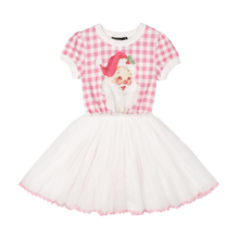 Load image into Gallery viewer, Pink Gingham Santa Circus Dress
