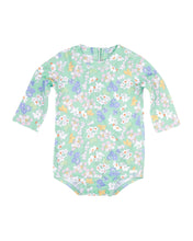 Load image into Gallery viewer, Swim Baby Onesie L/S Classic - Sea Blossom
