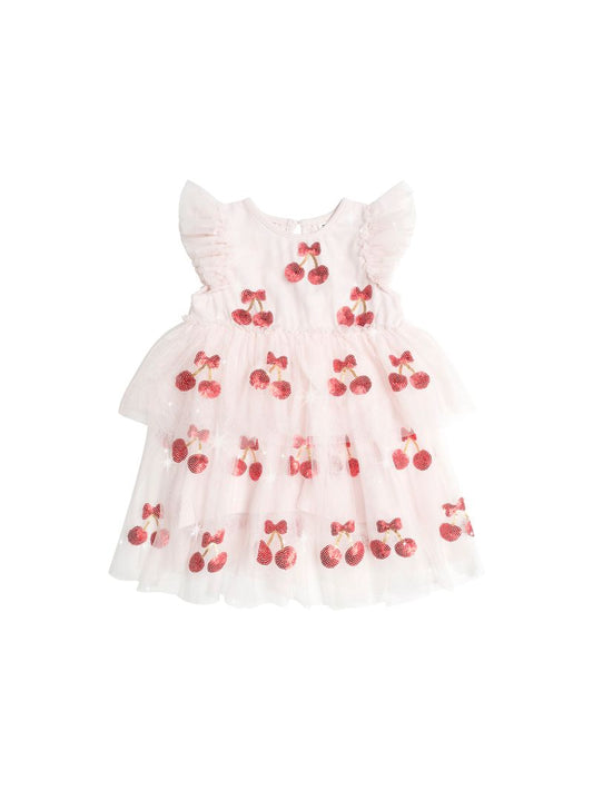 Sequin Cherry Pie Tulle Dress