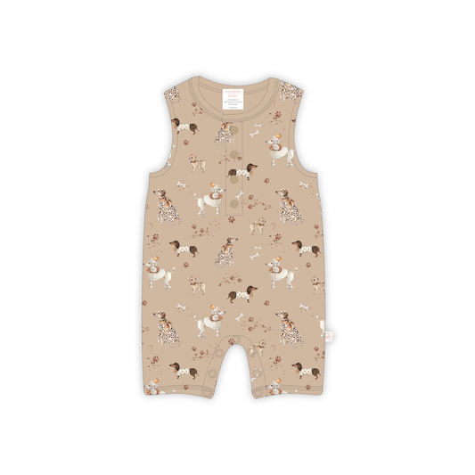 Sleeveless Romper - Show Pups