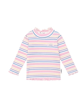 Rainbow Stripe Rib Skivvy