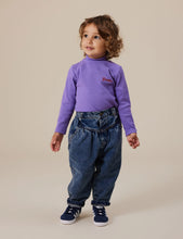 Load image into Gallery viewer, Embroidered Rib Skivvy Grape
