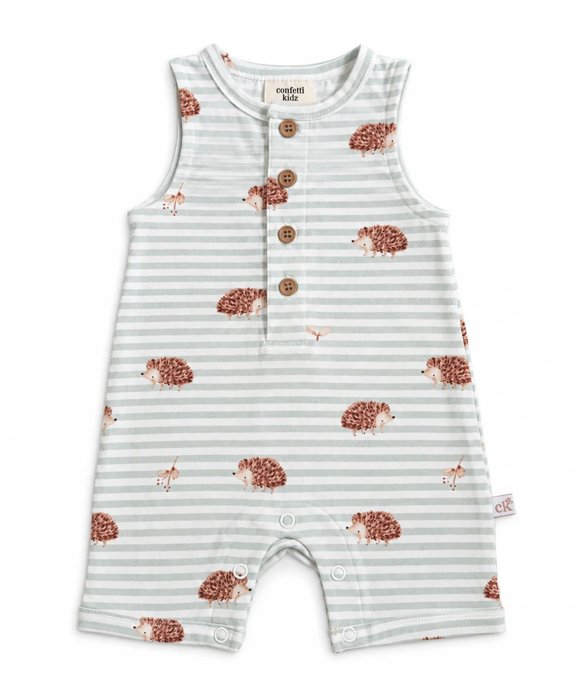 Sleeveless Romper - Forest Friends