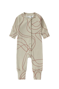 Snapsuit L/S - Ripple/Ember