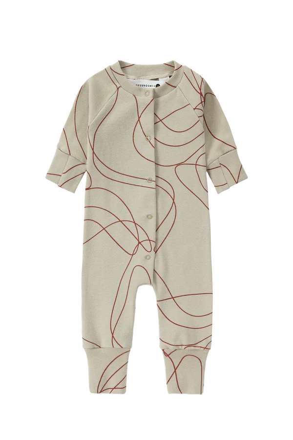 Snapsuit L/S - Ripple/Ember