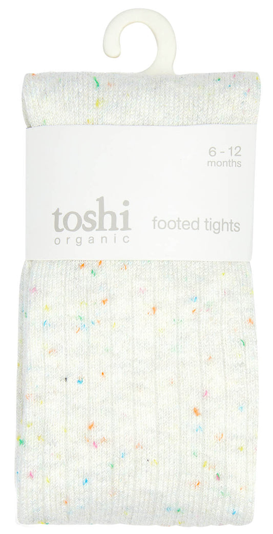 Organic Footed Tights - Dreamtime Snowflake