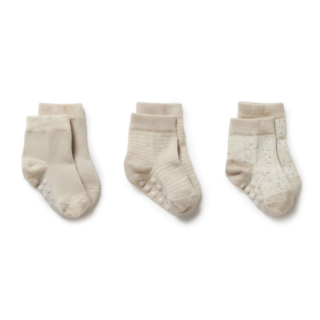 Organic 3 Pack Baby Socks
