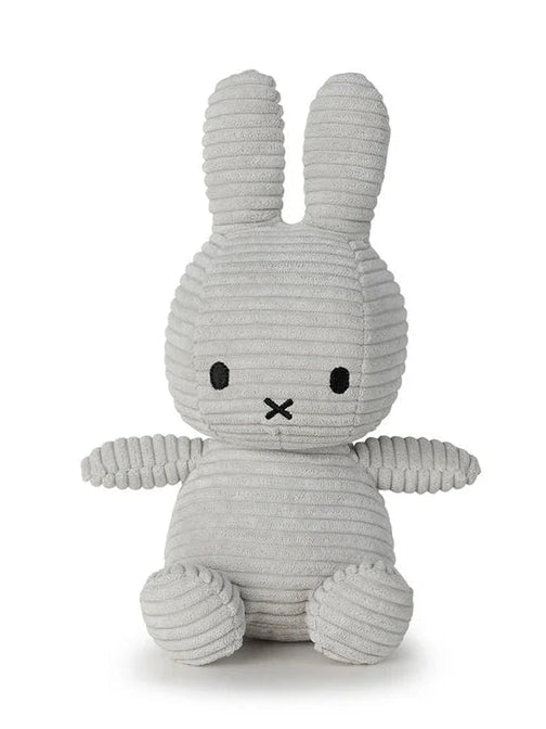 Miffy ECO Corduroy - Soft Grey (23cm)