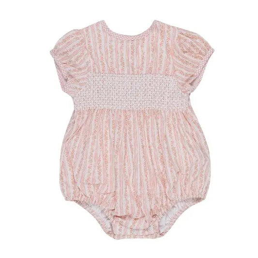 Soft Pink Smock Playsuit