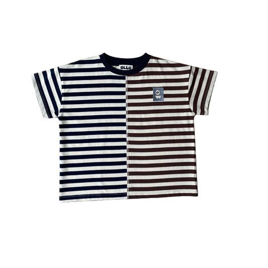 Split Stripe Tee