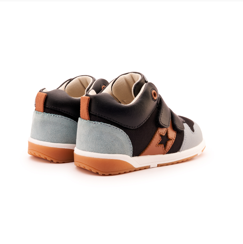 Squad Step - Black/Dusty Blue/Tan