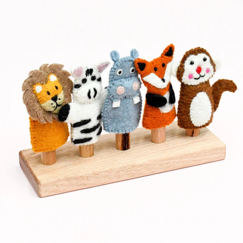 Finger Puppet Stand (5 rods)