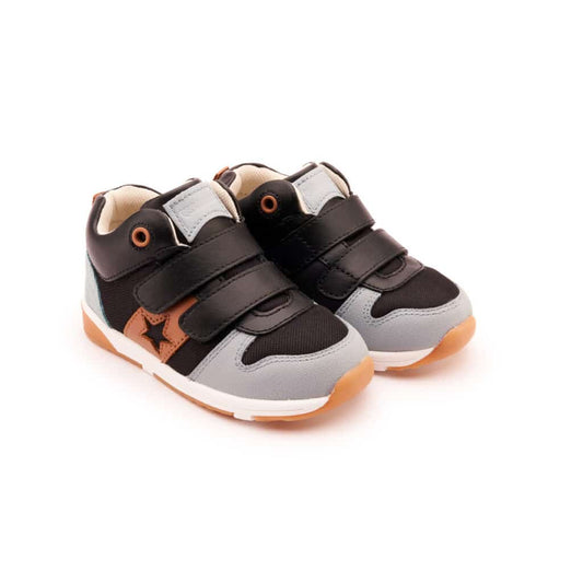 Squad Step - Black/Dusty Blue/Tan