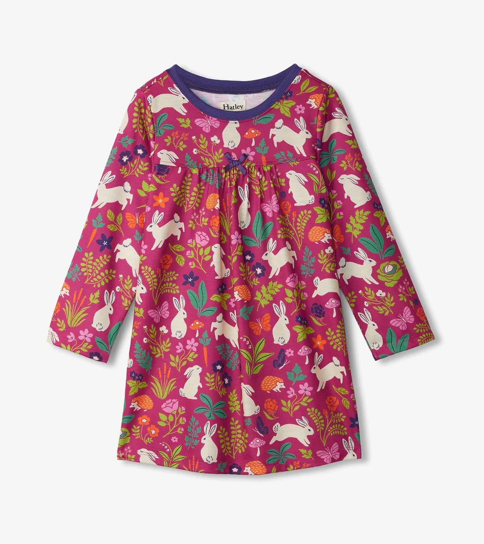Story Book Bunnies Longsleeve Nightdress