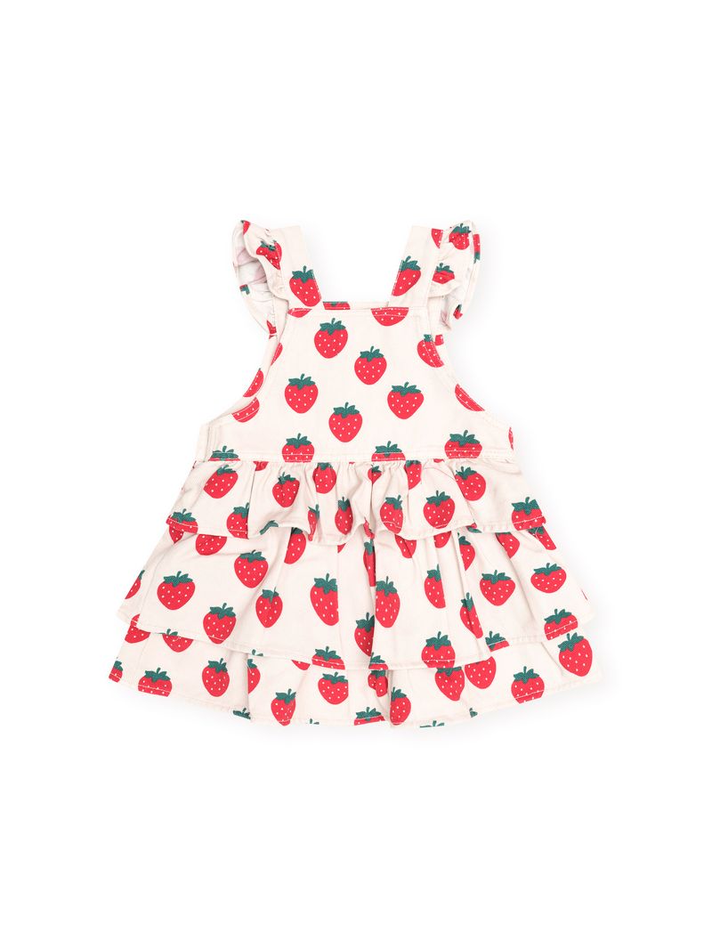 Strawberry Tiered Pinafore