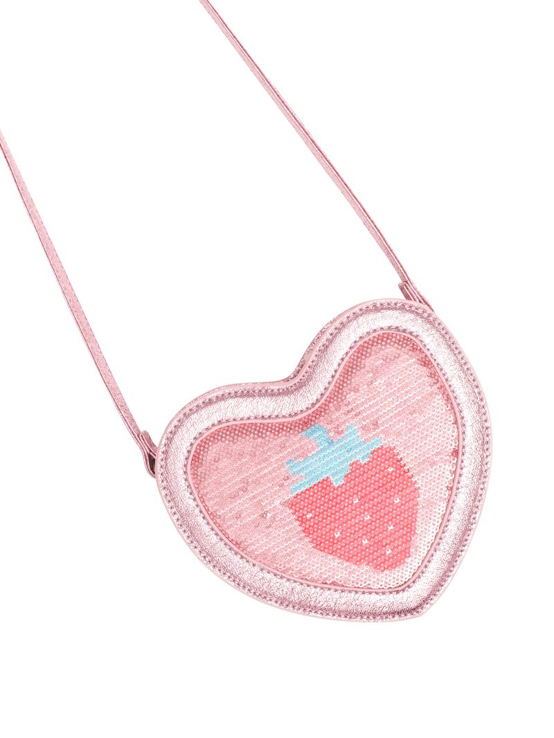 Strawberry Sequin Heart Bag