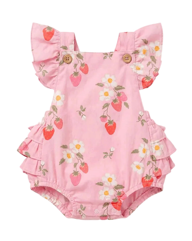 Baby Romper Strawberry Fields - Blossom