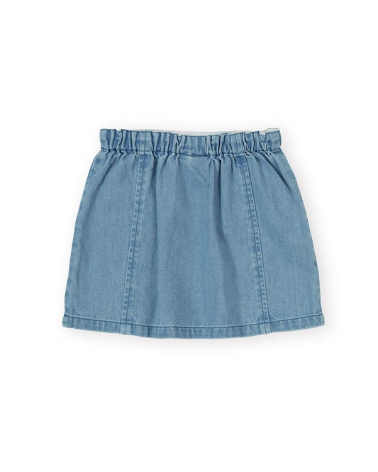 Wild Strawberry Chambray Skirt