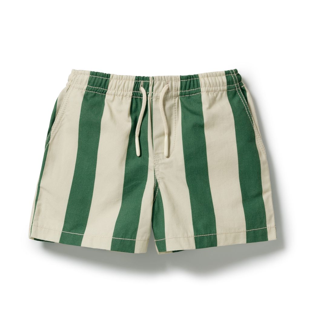 Lagoon Stripe Swim Board Short