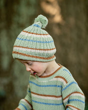 Load image into Gallery viewer, Bug Stripe Knitted Beanie
