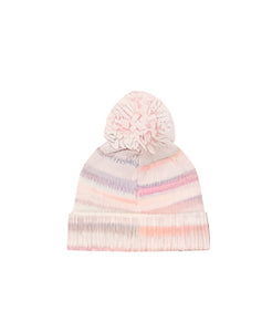 Rainbow Stripe Knit Beanie