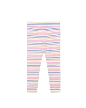 Rainbow Stripe Rib Legging