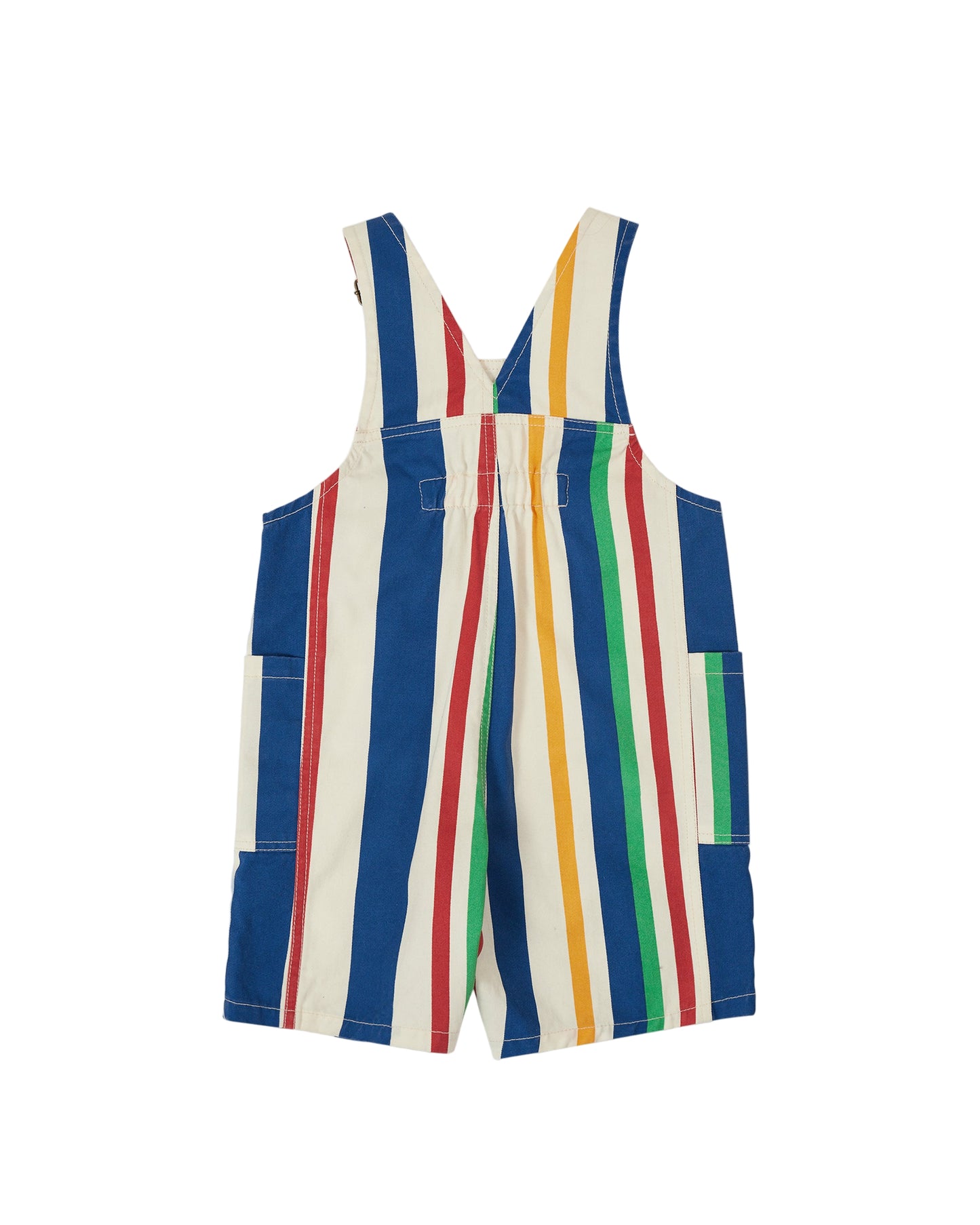 90's Bold Stripe Burton Denim Pocket Overalls