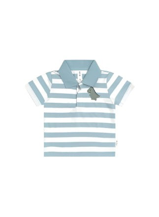T-Rex Stripe Polo T-Shirt