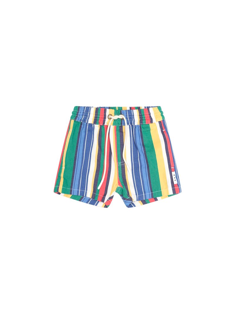 Variegated Stripe Drawcord Short