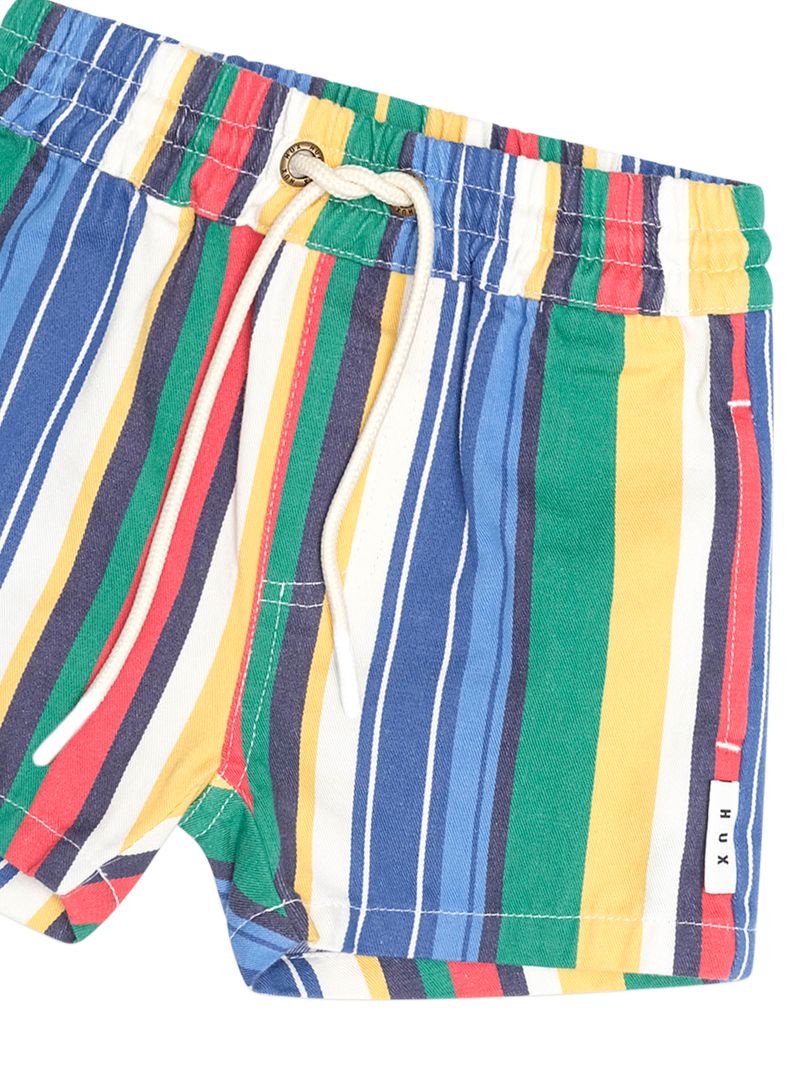 Variegated Stripe Drawcord Short