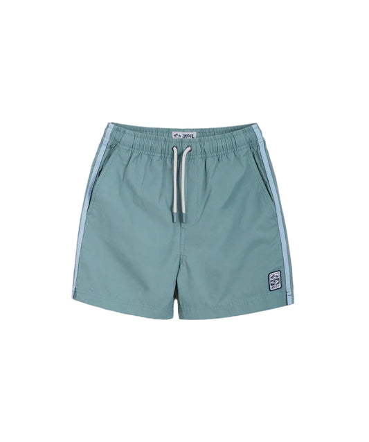 The All Day Stripe Swim Trunk - Algae