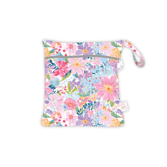 Double Pocket Wet Bag - Summer Blooms