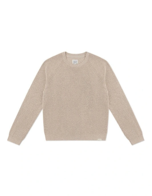 The Summit Raglan Knit - Oat Marle