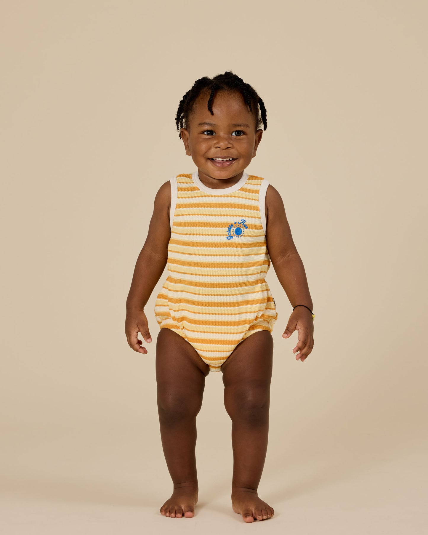 Sunshine Stripe Bubble Romper