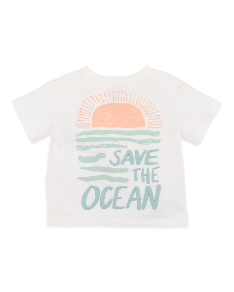 Surfs Up Save The Ocean Tee