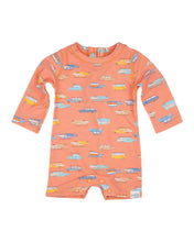 Load image into Gallery viewer, Swim Baby Onesie L/S Classic - Surfs Up
