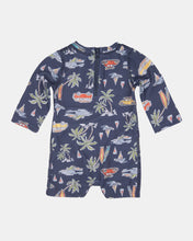 Load image into Gallery viewer, Swim Baby Onesie L/S Classic - Surf Twilight
