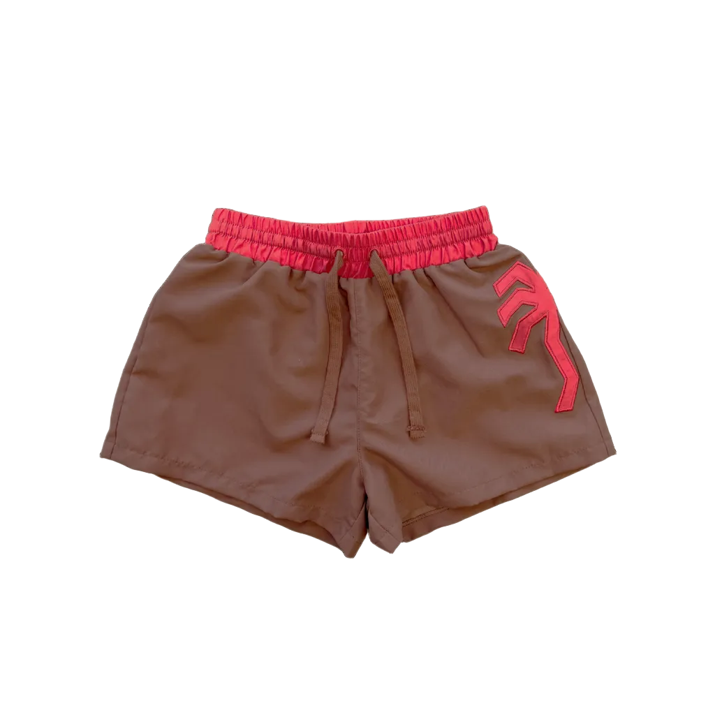 Palm Tree Swim Shorts - Teddy