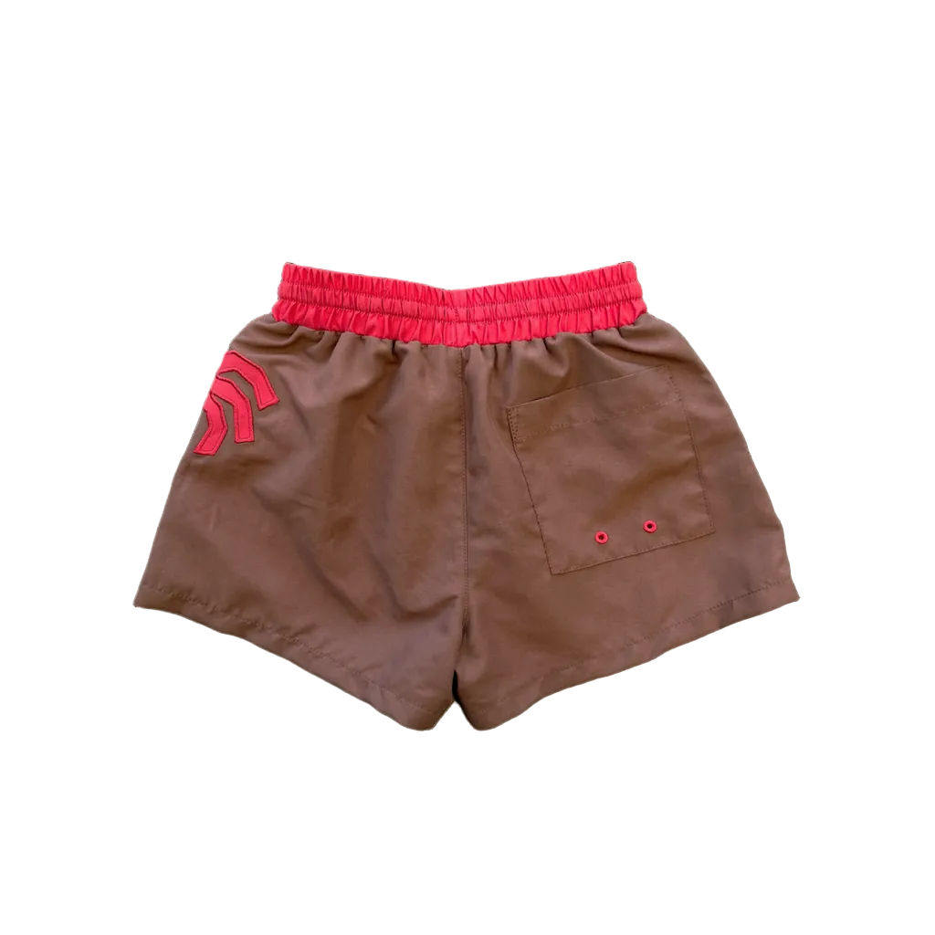 Palm Tree Swim Shorts - Teddy