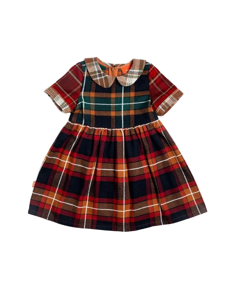 Empire Dress - Tartan