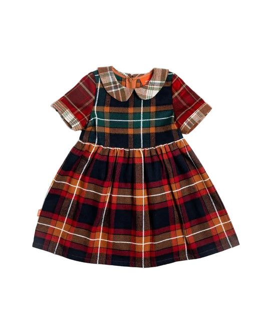 Empire Dress - Tartan