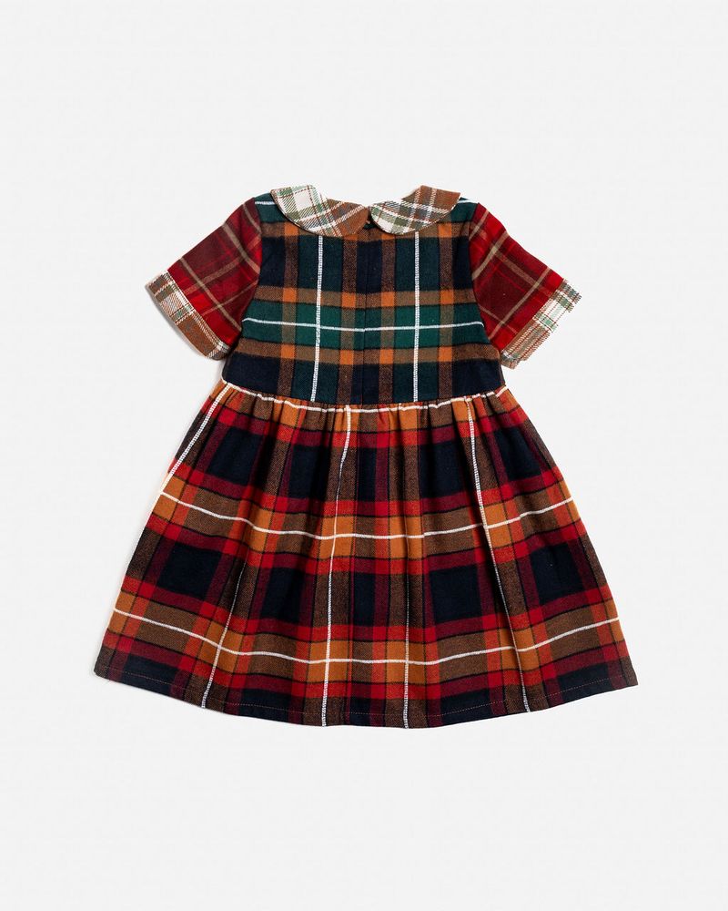 Empire Dress - Tartan
