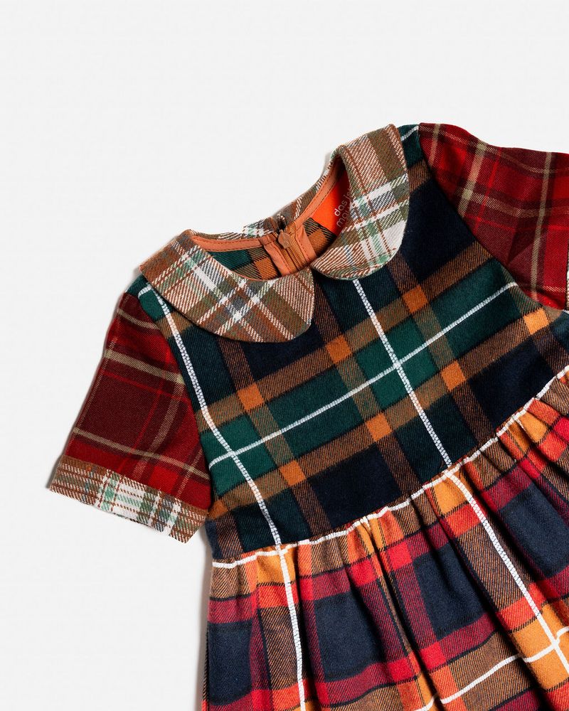 Empire Dress - Tartan