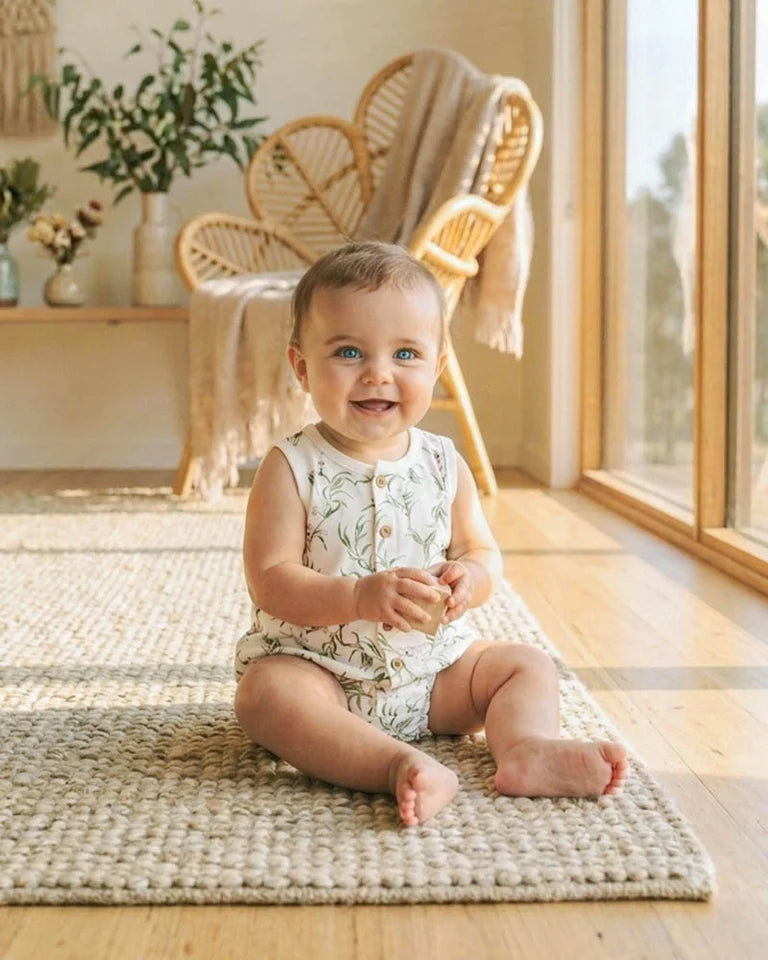 Taylor Organic Button Front Bodysuit
